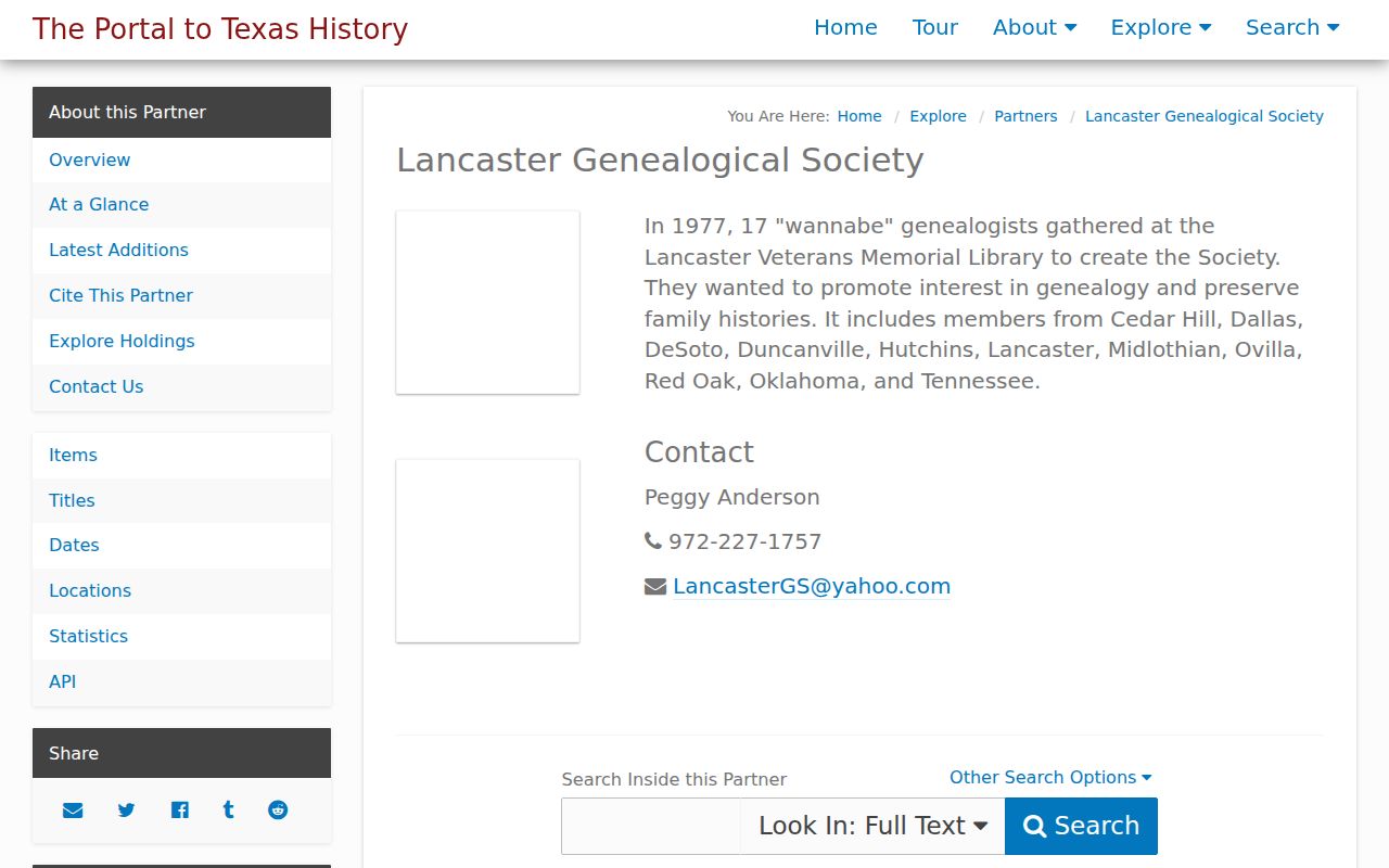 Lancaster city directory Lancaster Genealogical Society Portal holdings